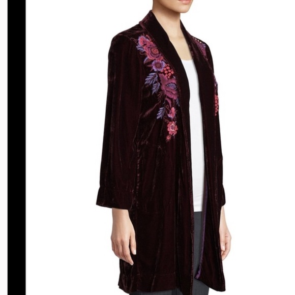 Johnny Was Marcella Velvet Duster NWOT - Picture 4 of 5